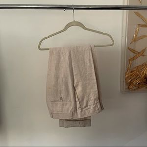 Zara Linen Suit Dress Pants